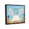 Stupell Industries Happy Easter Spring Carrot Garden Floater Framed Art